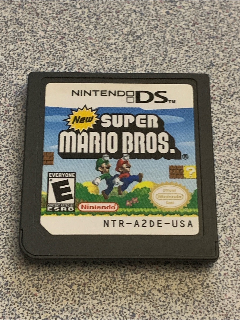 Nintendo DS- New Super Mario Bros. -Cartridge - Black, Blue, White